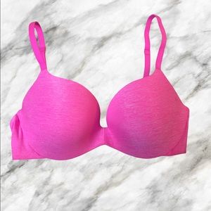 Pink VS push-up bra 34D